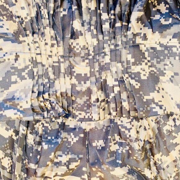 NWT 100% Silk Thomas Wylde Camouflage print Dress - Picture 9 of 9